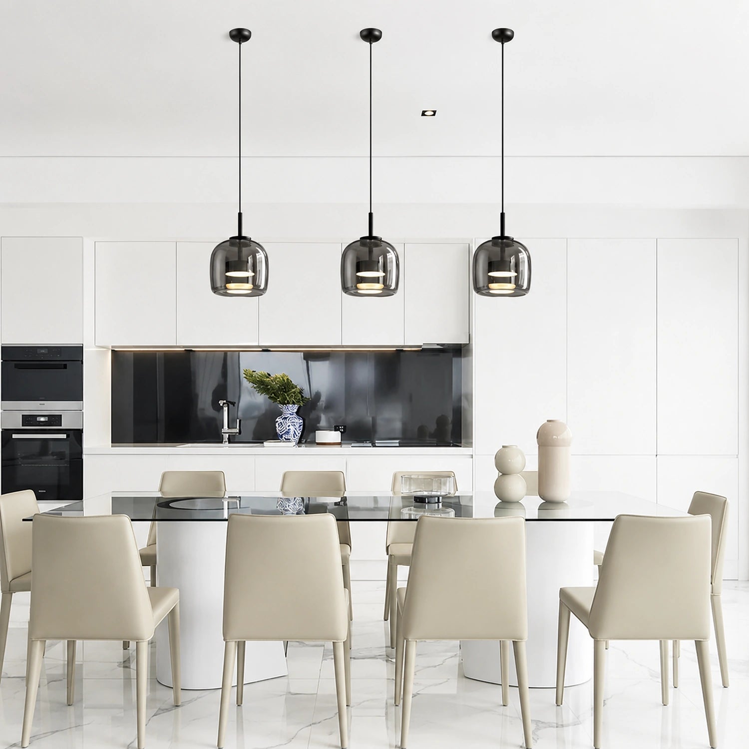 Modern Glass Pendant Light - Nordic Style