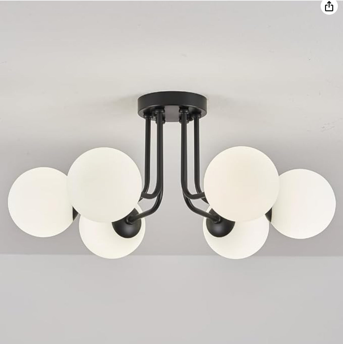 Mid Century Modern Minimalist Retro Living Room Ceiling Light