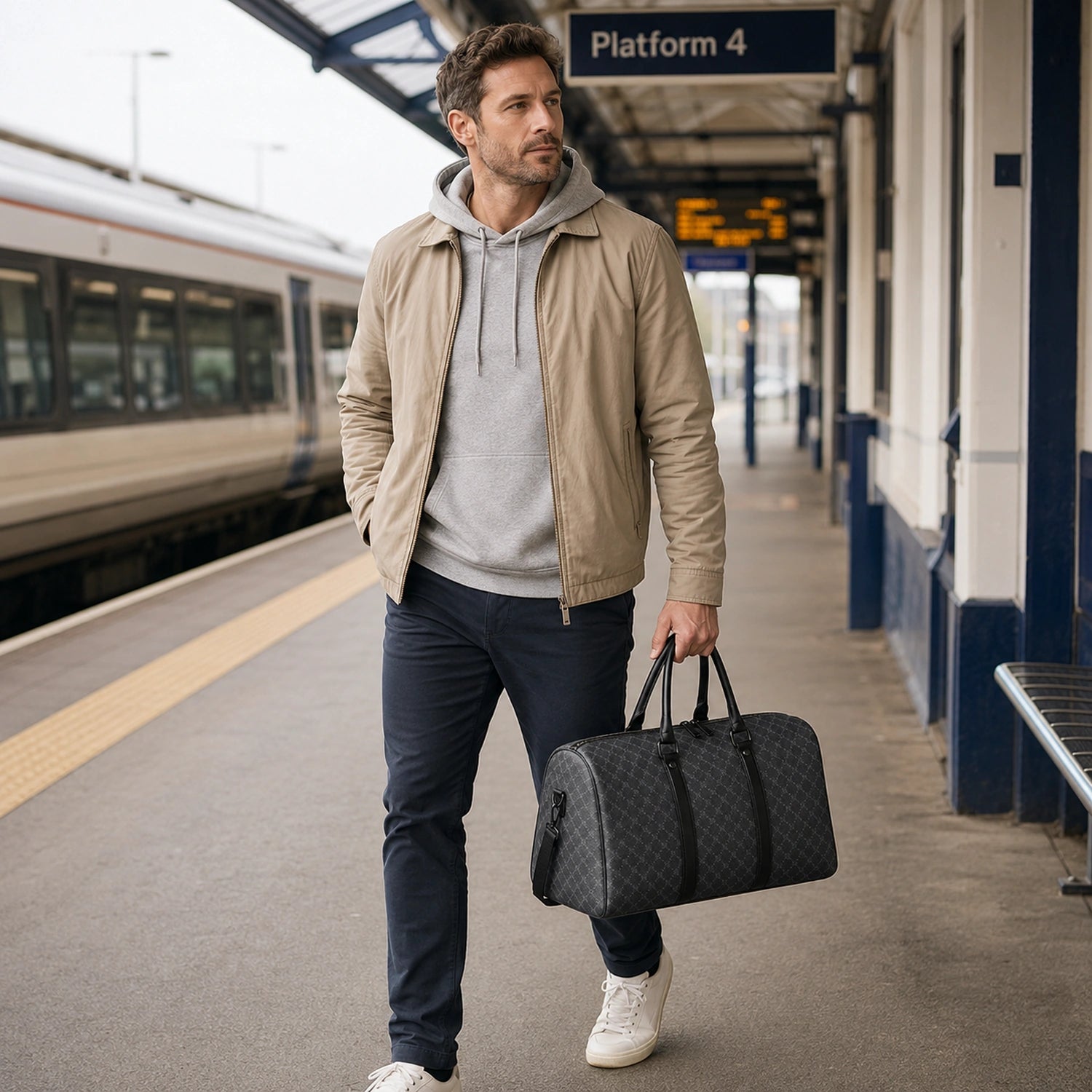 Men’s Large PU Travel Bag