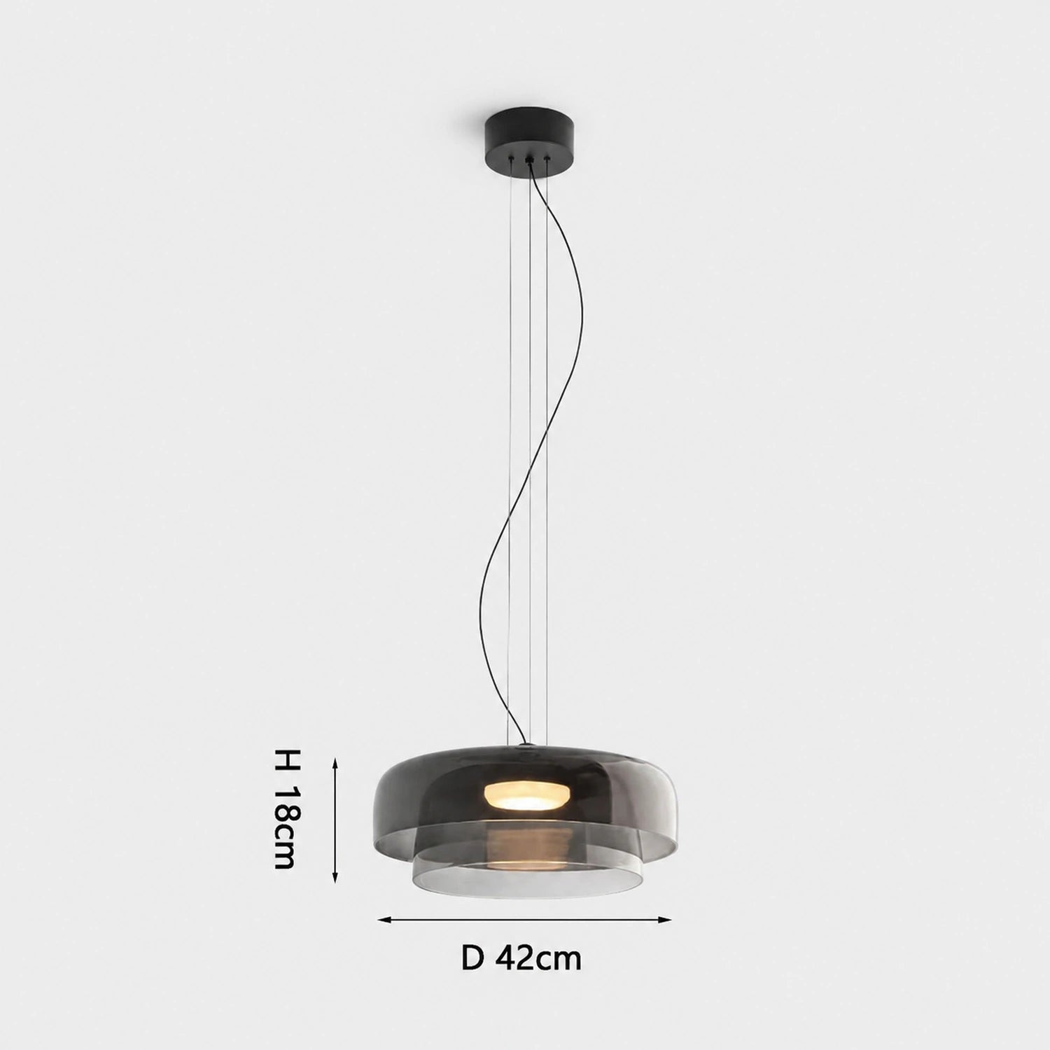 Colorful Glass Pendant Light for Dining Table & Living Room