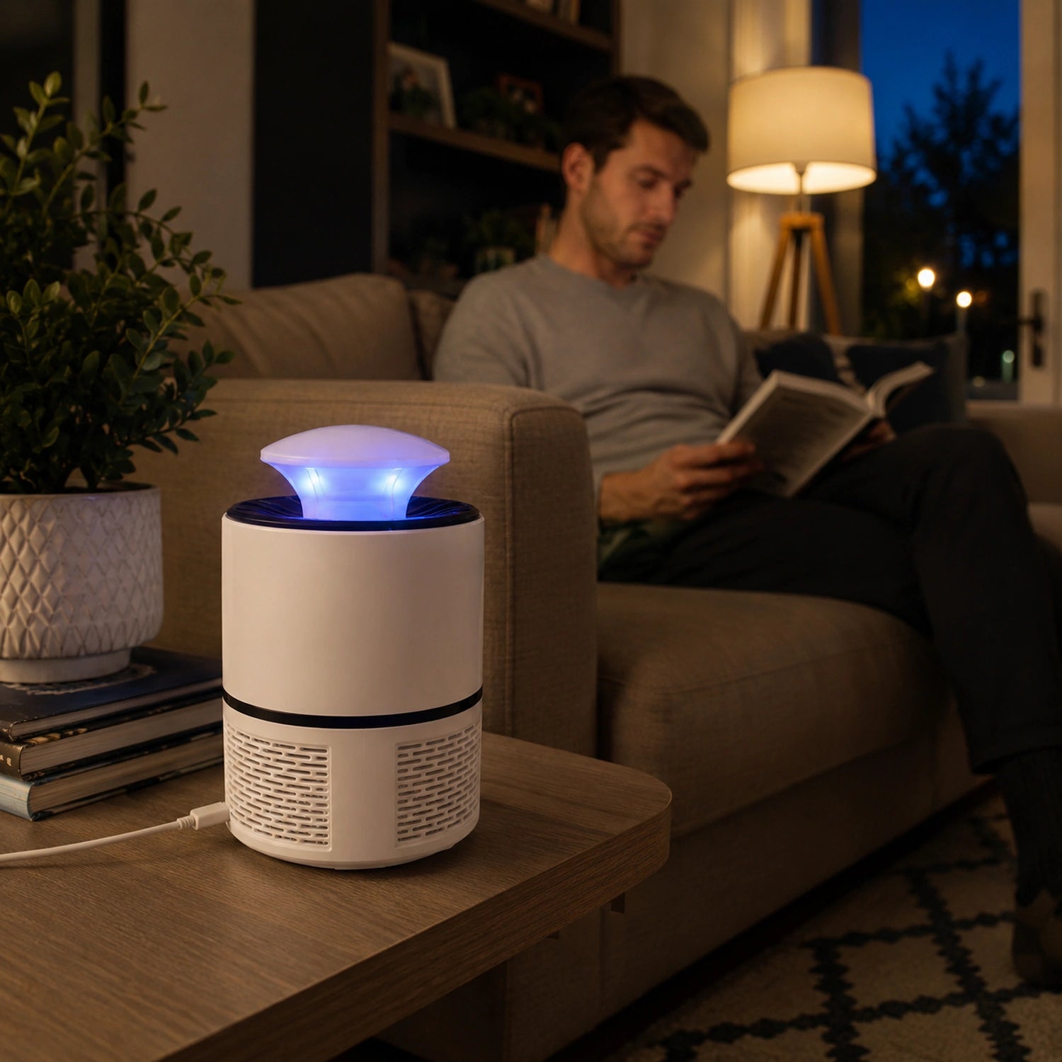 Silent UV Mosquito Killer Lamp for Home & Office