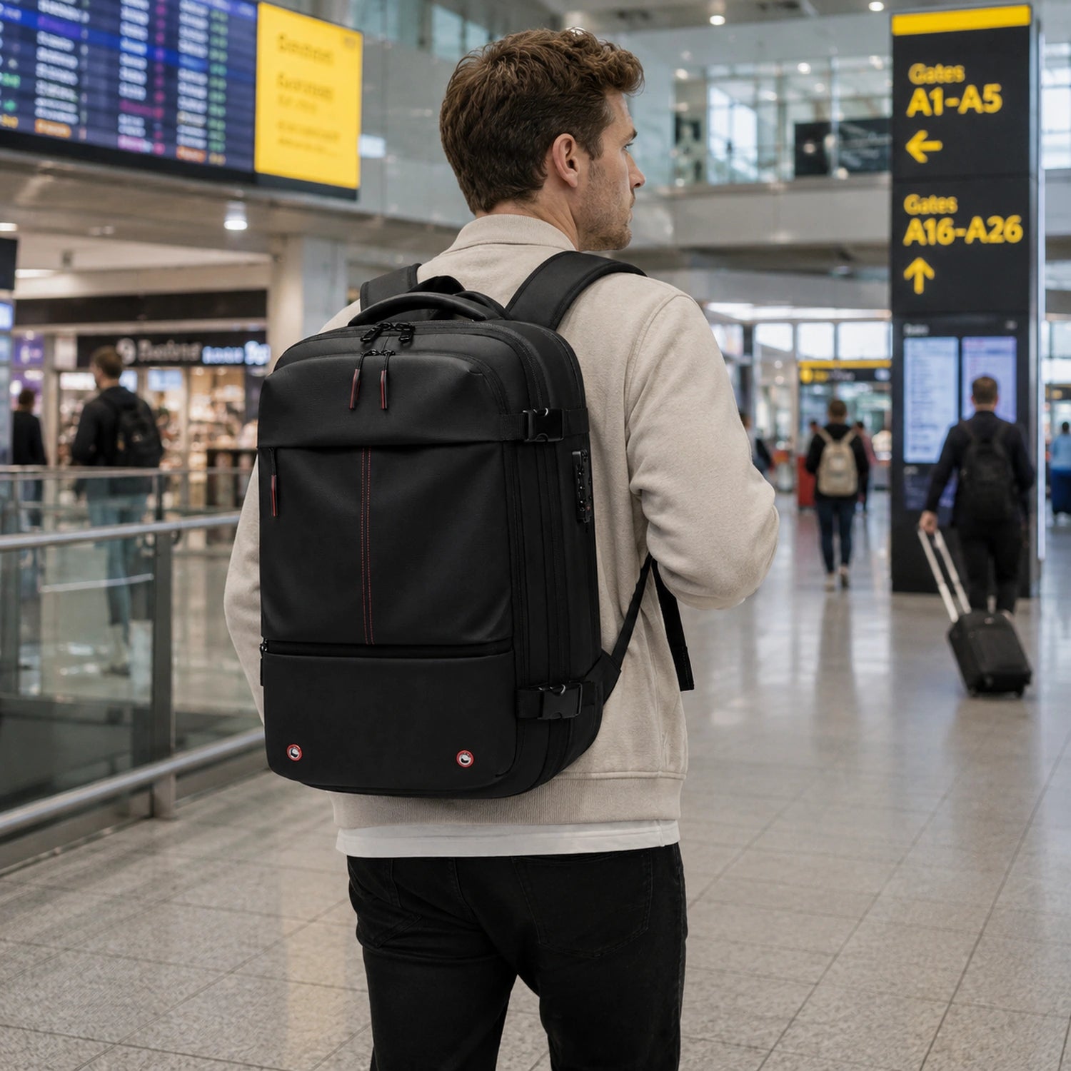 Expandable Laptop Travel Backpack