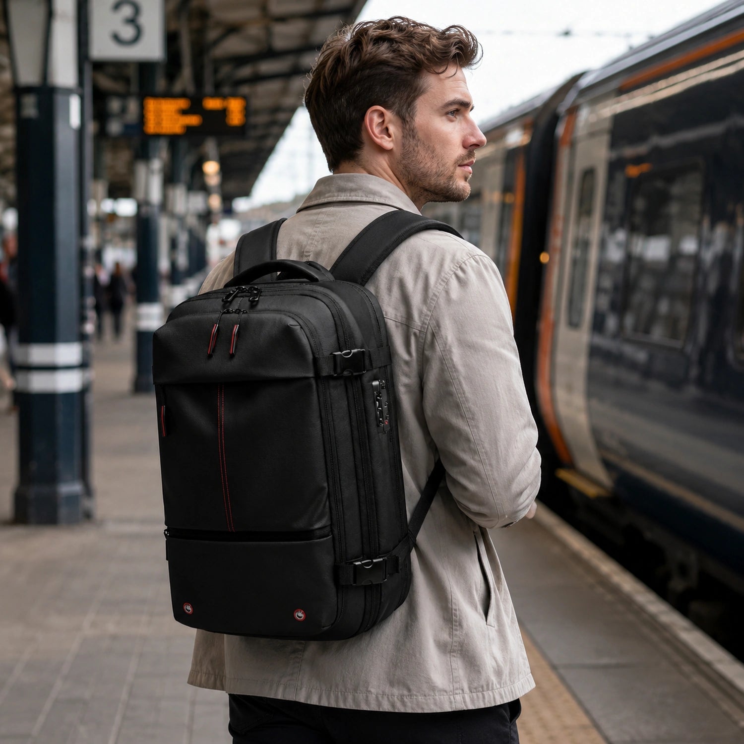 Expandable Laptop Travel Backpack