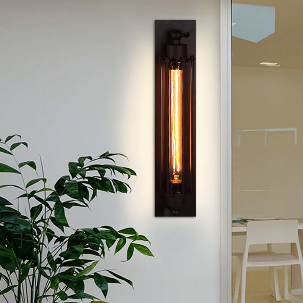 Industrial Iron Wall Sconce