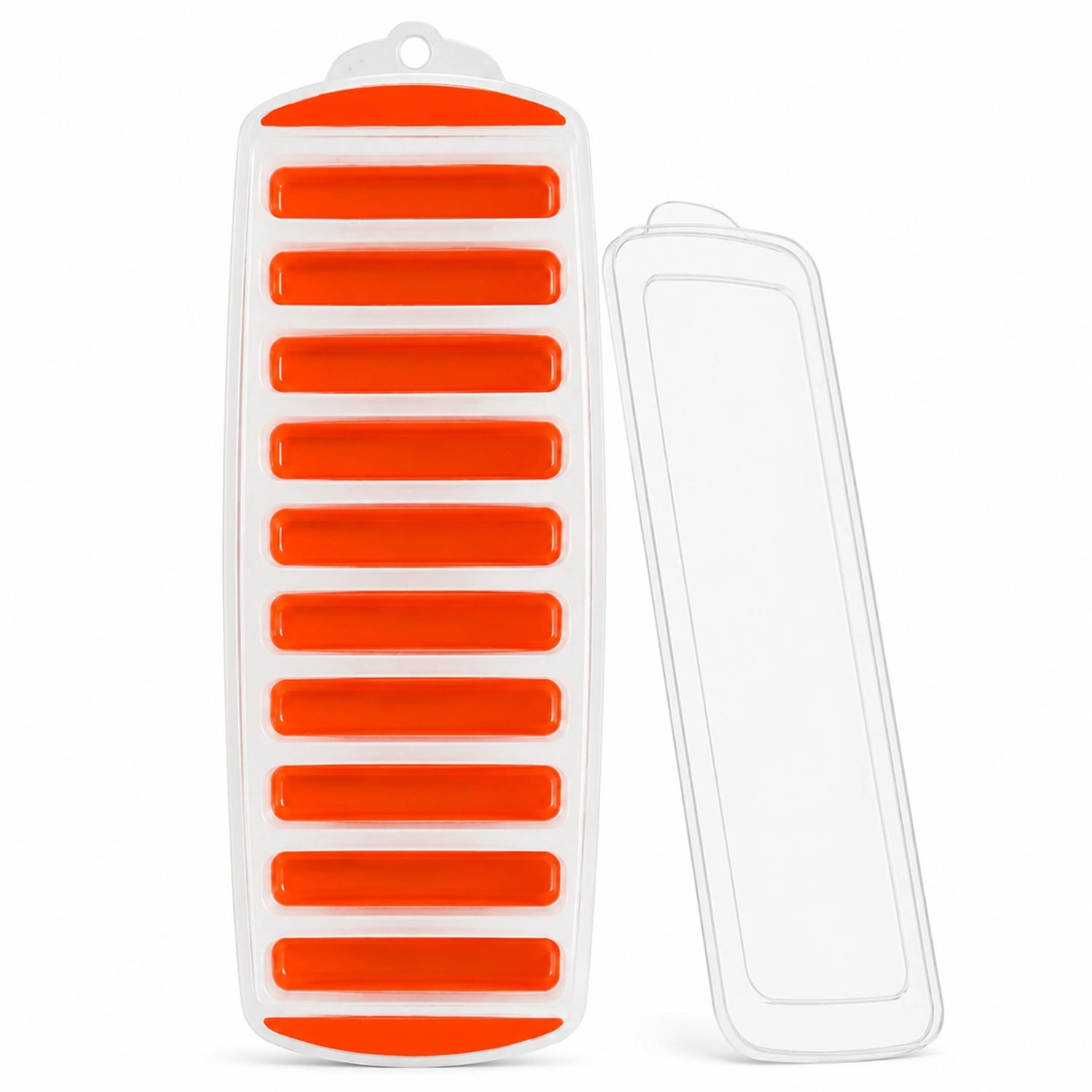 Reusable Silicone Ice Stick Tray with Lid