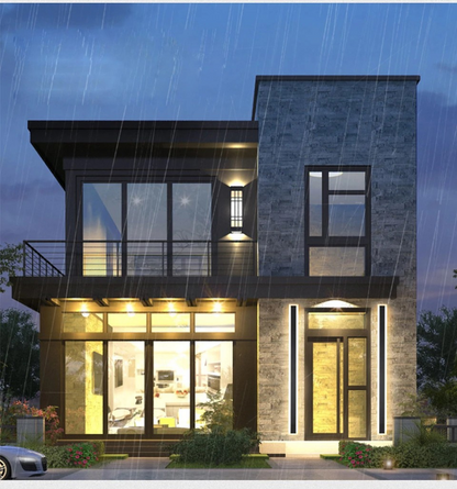 Modern Black Waterproof Led Outdoor Garden Wall Light